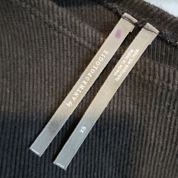 Anthropologie Black Asymmetrical Shirt - Picture 4 of 5